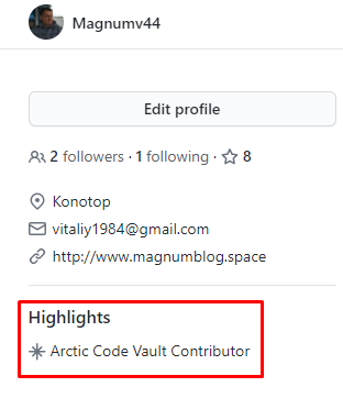 Arctic Code Vault Contributor