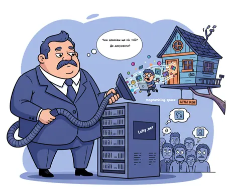 Провайдер Luky.net краде мій контент