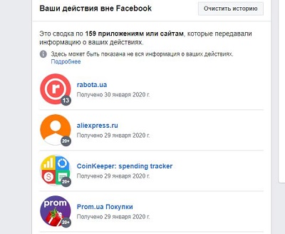 Ваши персональные данные передаются в Facebook